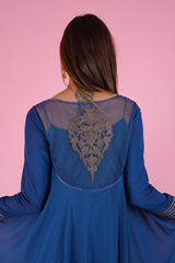 Flared Blue DressDSC09523