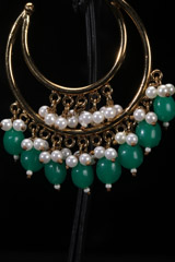 Pearls Hoop  EarringsIMG_8613