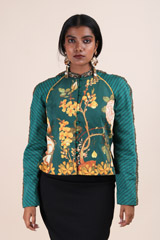 Royal Silk Green Jacket