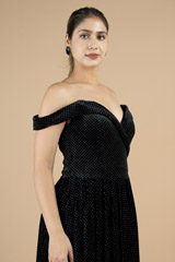 Black Flared GownDSC09486