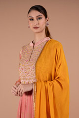 Pink Zardozi Anarkali Kurta SetDSC01328