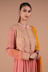 Pink Zardozi Anarkali Kurta SetDSC01329