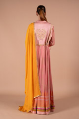 Pink Zardozi Anarkali Kurta SetDSC01332