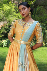 Foil Printed AnarkaliIMG_0092