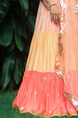 Three Tier Gathered LehengaIMG_1675