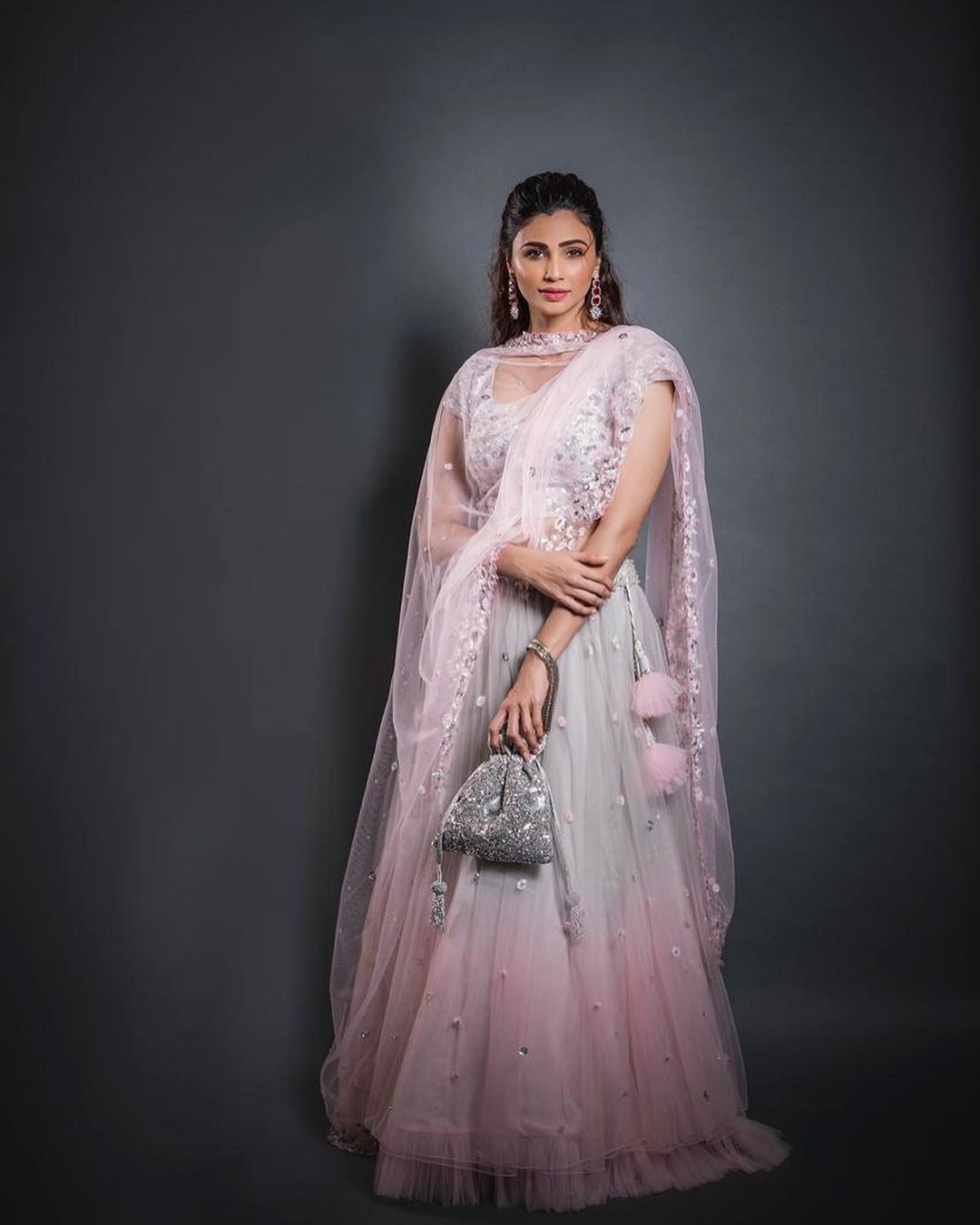 Grey Ombre Lehenga