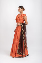Orange Kali Lehenga_DSC3477-Edit