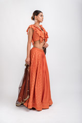 Orange Kali Lehenga_DSC3478-Edit