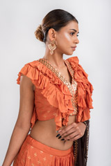 Orange Kali Lehenga_DSC3481-Edit