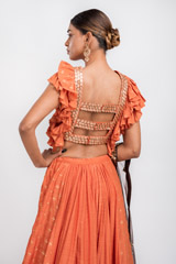 Orange Kali Lehenga_DSC3486-Edit