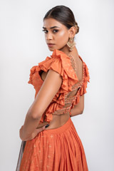 Orange Kali Lehenga_DSC3489-Edit