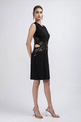 Black Waist Cut Out Dress_DSC3680-Edit