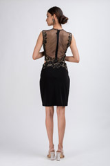 Black Waist Cut Out Dress_DSC3686