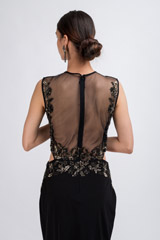 Black Waist Cut Out Dress_DSC3688