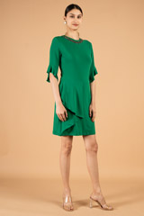 Prism Side Drape DressDSC06855