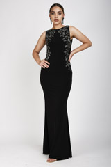 Black Grape Leaf Gown4032_video