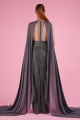 Grey Embellished GownDSC09317