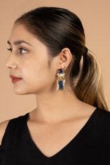 Imported  Stones Earrings