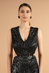 Black Sequins GownDSC01051