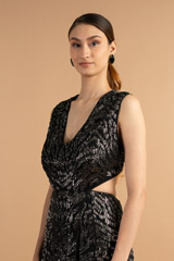 Black Sequins GownDSC01054