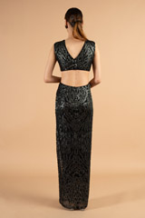 Black Sequins GownDSC01059