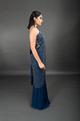 Blue Berlin Saree Gown_DSC4076-Edit