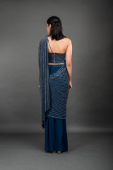 Blue Berlin Saree Gown_DSC4082-Edit