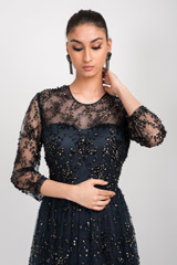 Black Embellished Gown_DSC4651-Edit