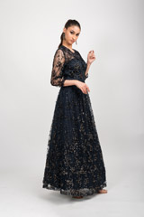 Black Embellished Gown_DSC4655-Edit