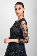 Black Embellished Gown_DSC4658-Edit