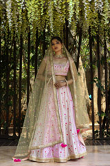 Pink Panelled Gota LehengaIMG_0413