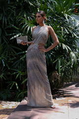 Beige Waist Cut GownIMG_0392