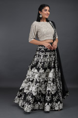 Black Zari Embroidered Lehenga SetIMG_9330