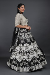 Black Zari Embroidered Lehenga SetIMG_9334