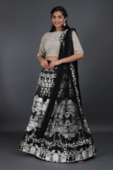 Black Zari Embroidered Lehenga SetIMG_9337