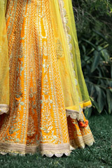 Orange Golden Dori LehengaIMG_9687