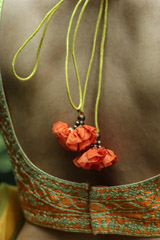 Orange Golden Dori LehengaIMG_9727