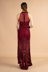 Red Embellished GownDSC00404