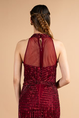 Red Embellished GownDSC00405