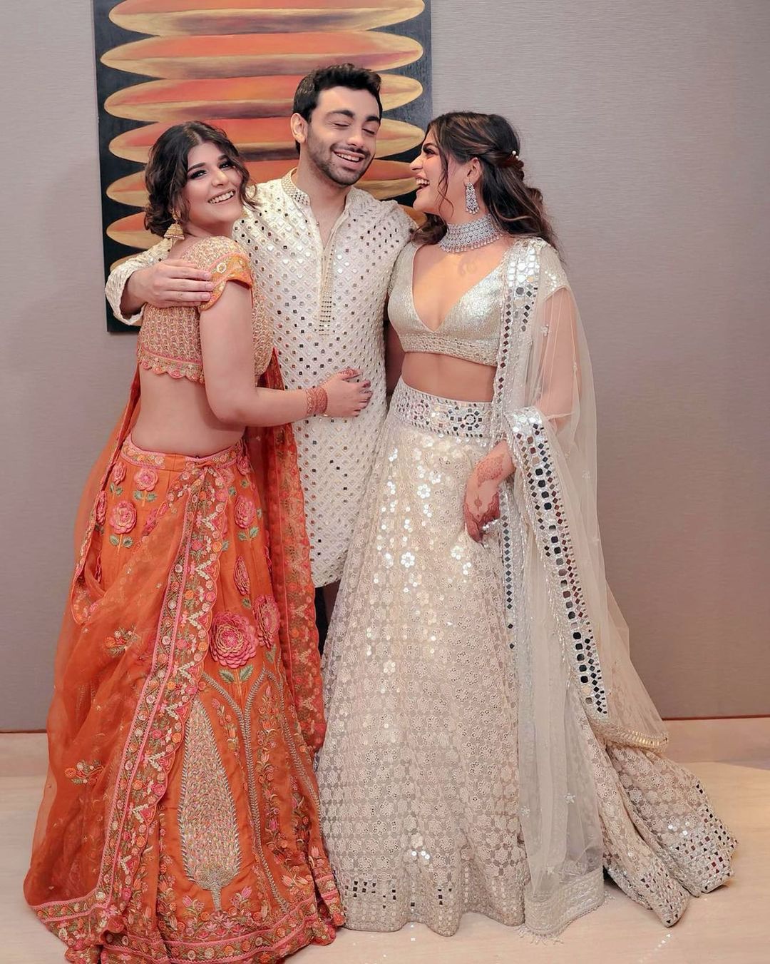 Mehrab Hand Embroidered Lehenga1