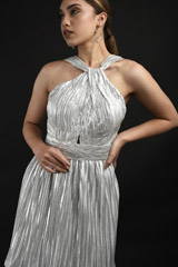 Silver A Line Dress_SUB0183