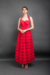Red Ruffle Dress4091_video