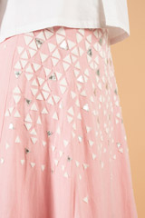 Pink Linen SkirtDSC06990