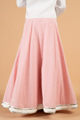 Pink Linen SkirtDSC06992