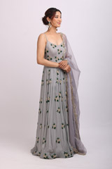 Lilac Butta Anarkali SetIMG_8468