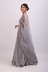 Lilac Butta Anarkali SetIMG_8470