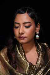 Minakari And Pearl EarringsIMG_0689