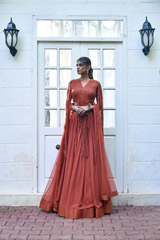 Rust Embellished Lehenga_DSC5774