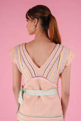 Peach Floral DressDSC09190