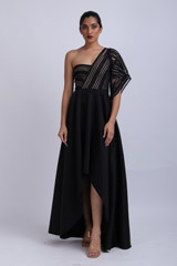 Mica Black Cut Out GownIMG_7511